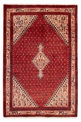 Traditional Vintage Hand-Knotted Oriental Carpet 3’5″ x 5’0″ Wool Area Rug