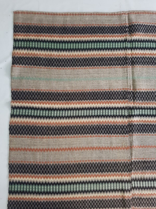 Vintage Handmade Traditional Afghani Striped Kilim Floor Rug Carpet 273x151 cm gallery
