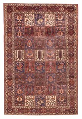 Traditional Vintage Hand-Knotted Area Rug 6’6″ x 9’9″ Oriental Wool Carpet