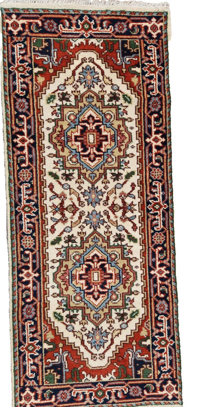 6'x2'6" ANTIQUITY NEW HAND KNOTTED CAUCASIAN KAZAK SERAPE TRIBAL WOOL RUG RUNNER gallery