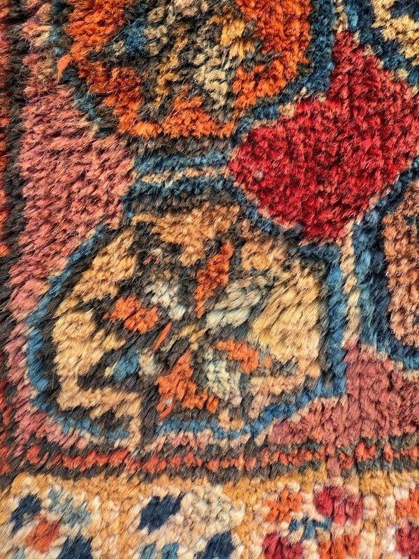 Vintage Gorgeous Hand Knotted Oriental Tribal Wool Bag Rug 38x38 Cm gallery