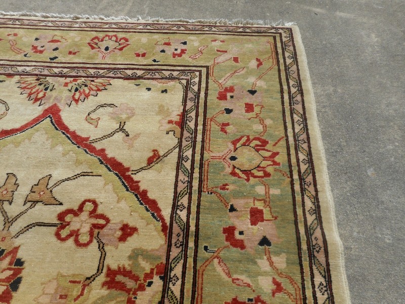 Semi-Antique Anatolian Arts & Crafts Oriental Rug, C. 1970, 8'8" X 11'7" gallery