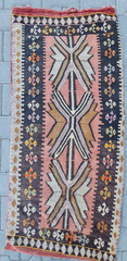 Bohemian rug, Anatolian rug, old nomad rug, handwoven rug, handmade kilim