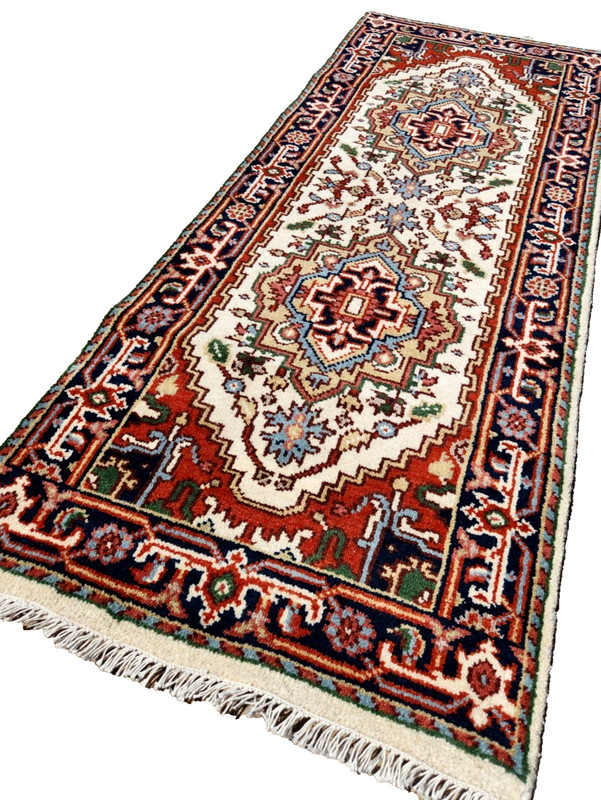 6'x2'6" ANTIQUITY NEW HAND KNOTTED CAUCASIAN KAZAK SERAPE TRIBAL WOOL RUG RUNNER gallery