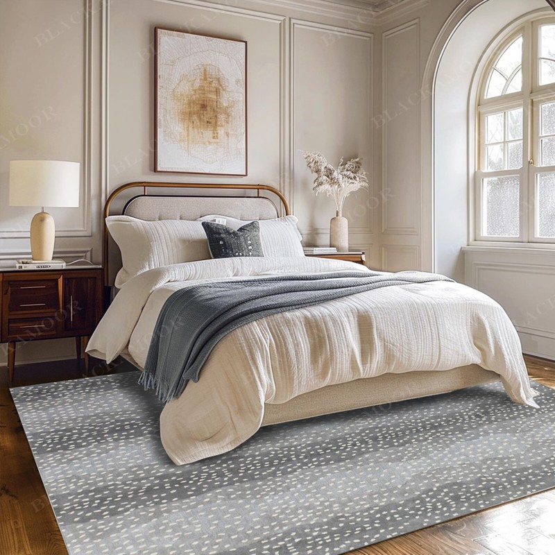 Antelope Chetah Animal Grey Contemporary Handmade Tufted 100% Woolen area rug gallery