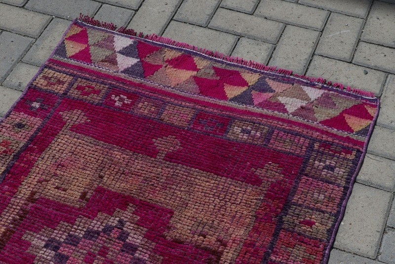 Home Decor Rug, Bedroom Rugs, Vintage Rug, 2.8x11.2 ft Runner Rug, Kitchen Rug gallery