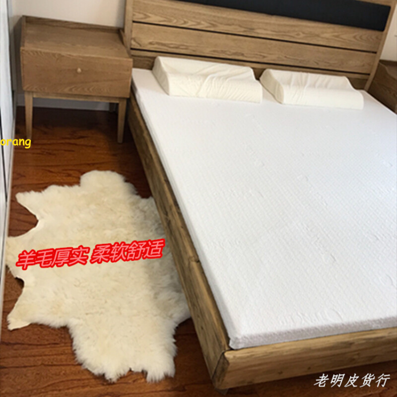 America The Entire Sheepskin Wool Chair Cushion Winter bedside bedroom Carpet gallery