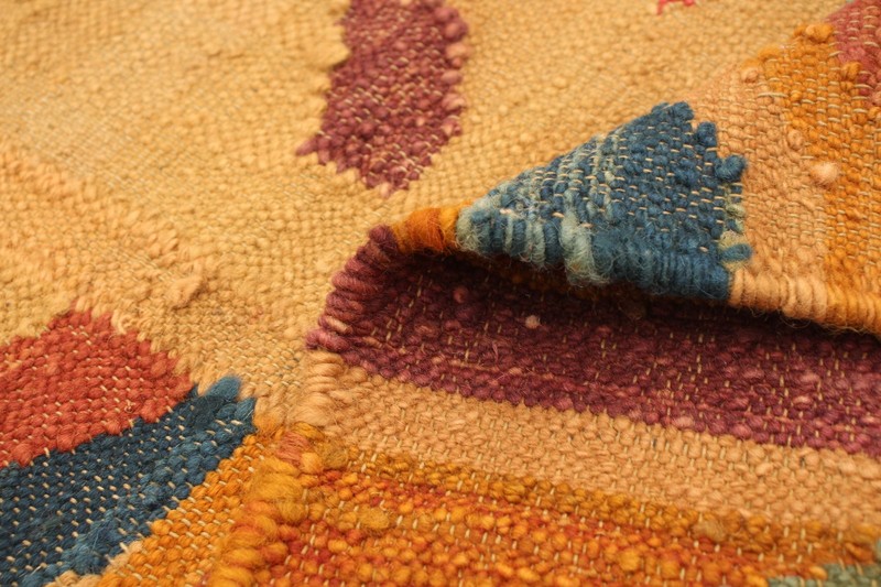 Vintage Hand Woven Area Rug 8'6" x 9'10" Traditional Wool Oriental Carpet gallery