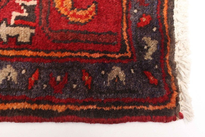 Vintage 4'8" x 6'11" Traditional Hand Knotted Vegetable Dye Wool Area Rug gallery