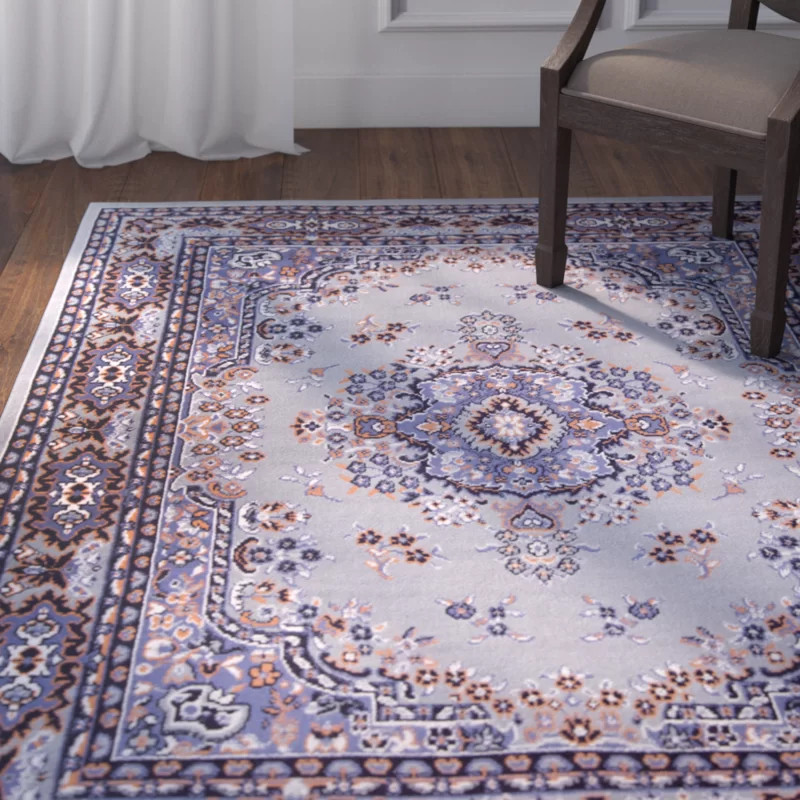 Persien SILVER GREY AREA RUG 8 X 11 ORIENTAL CARPET 69 - ACTUAL 7' 8" x 10' 8" gallery