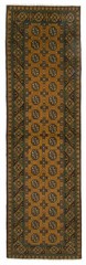 Vintage Hand-knotted Runner Rug 2’6″ x 9’5″ Traditional Oriental Wool Carpet