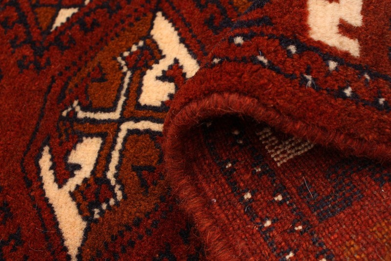 Vintage Traditional Hand-Knotted Area Rug 3'5" x 4'9" Oriental Wool Carpet gallery