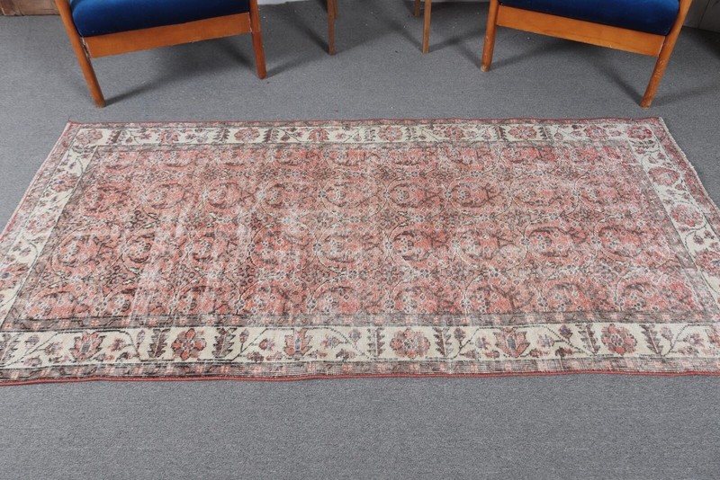 3.6x7.1 ft Area Rug, Moroccan Rug, Neutral Rugs, Vintage Rugs, Turkish Rug gallery