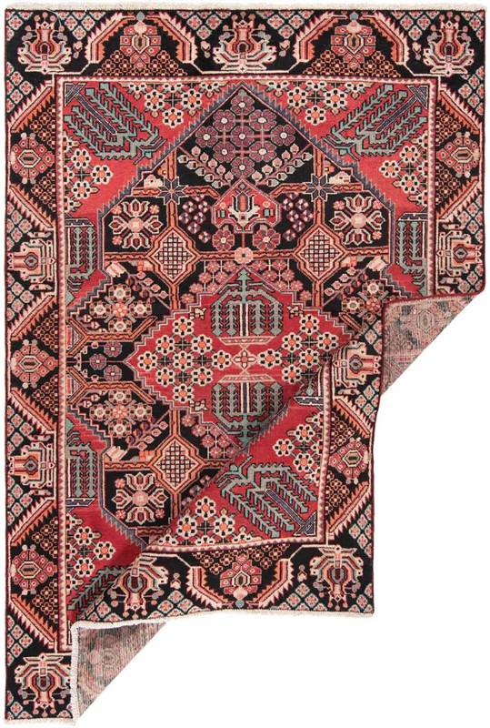 Hamedan hand-knotted Persian carpet 203 x 157 cm-nomadic, oriental, red, carp... gallery