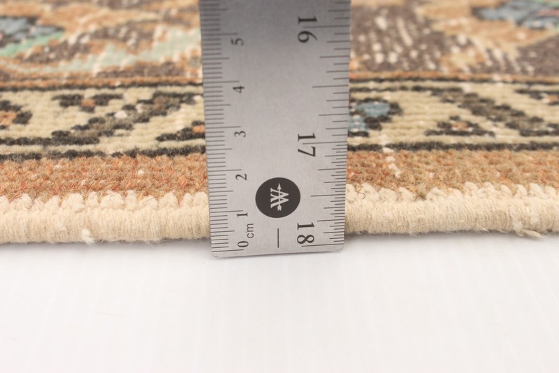 Vintage Hand-Knotted Area Rug 4'9" x 13'7" Traditional Oriental Wool Carpet gallery