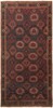 Vintage Hand-Knotted Area Rug 4'7" x 9'2" Traditional Oriental Wool Carpet gallery