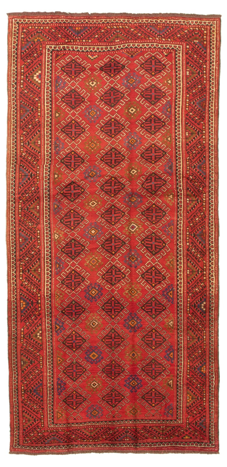 Traditional Vintage Hand-Knotted Area Rug 4'11" x 9'10" Oriental Wool Carpet gallery