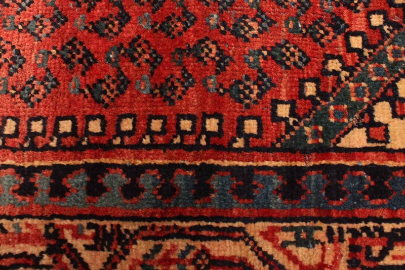 Vintage Traditional Hand-Knotted Area Rug 3'7" x 4'10" Oriental Wool Carpet gallery