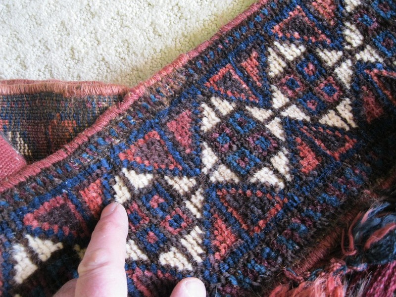 ANTIQUE PRE 1890-1900 BLUCH YOU MUST SEE +++++++++++ TRIBAL ALL WOOL gallery