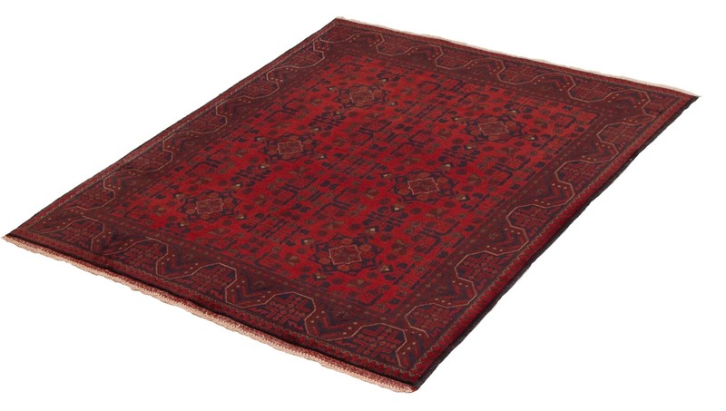 Vintage Traditional Hand-Knotted Area Rug 4'8" x 6'3" Oriental Wool Carpet gallery
