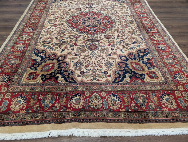 Indo Per'sian Sarouk Rug 6x9, Floral Medallion gallery