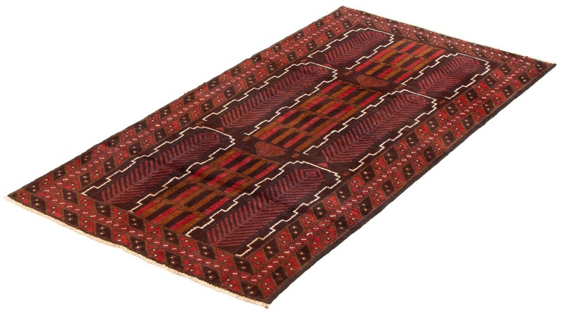 Vintage 3'5" x 5'11" Traditional Hand Knotted Vegetable Dye Wool Area Rug gallery