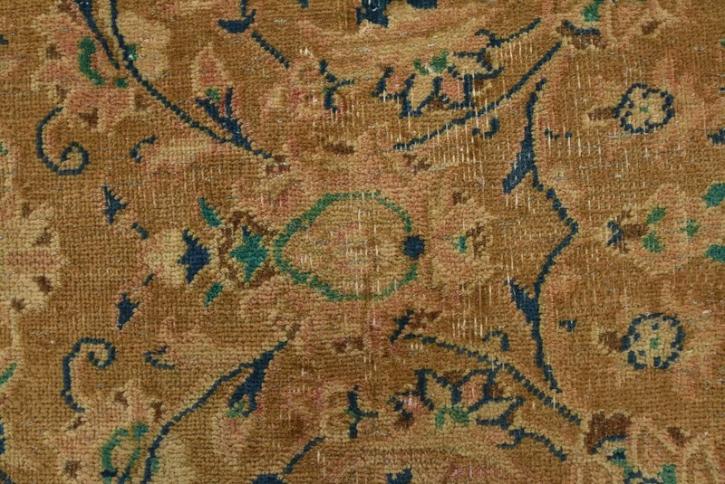 Vintage Anatolia 9’7” x 12’4” Brown Distressed Wool Hand-Knotted Oriental Rug gallery