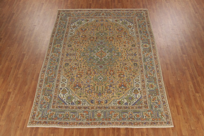 Over-Dyed Wool Traditional Vintage Handmade Room Size Area Rug 8x11 Carpet gallery