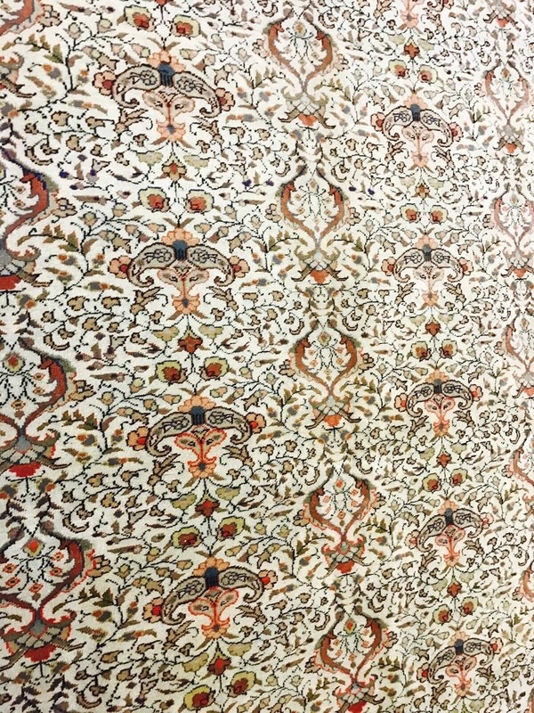 Rare Ca1900-1939s Antique Wool Pile Muted Colors Ottoman Hereke Rug 6’6”x 9’7” gallery
