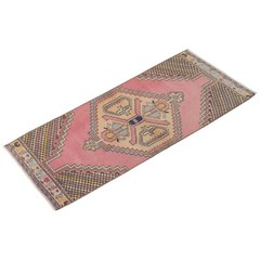 Turkish Runner,Vintage Runner,Runner Rug,Oushak Rug,Floor Rug, 2’4 X 6’3 feet