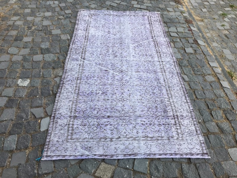 Home Decor Rug, Turkish Vintage Rug, Boho Decor Rug, Oushak Rug, 3,9 x 7,2 ft gallery