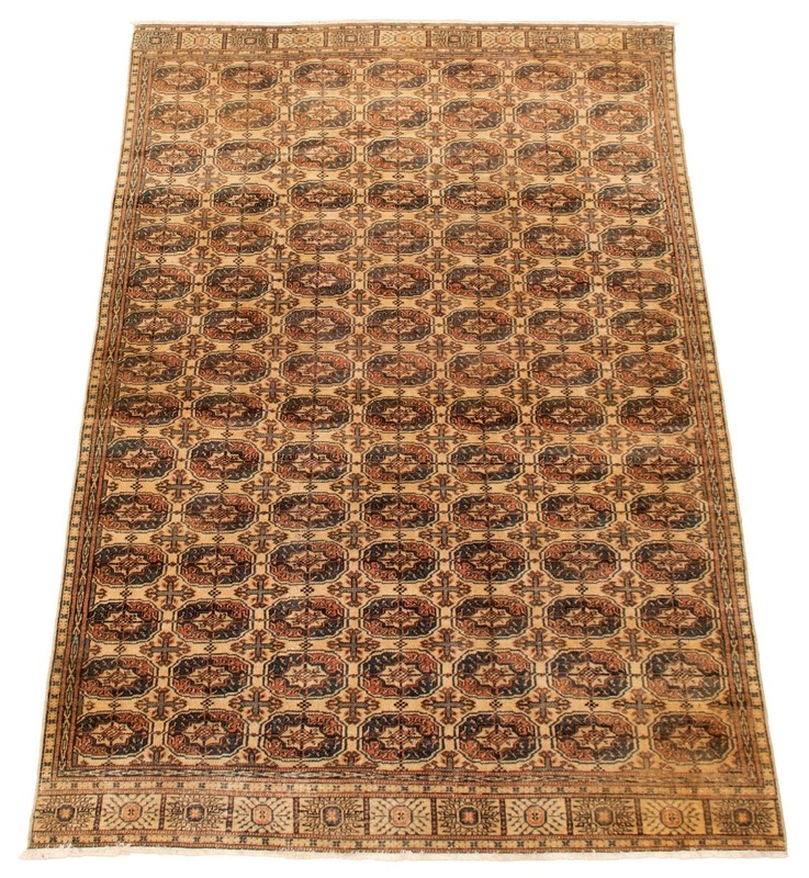 Vintage 5'0" x 8'4" Traditional Hand Knotted Vegetable Dye Wool Area Rug gallery