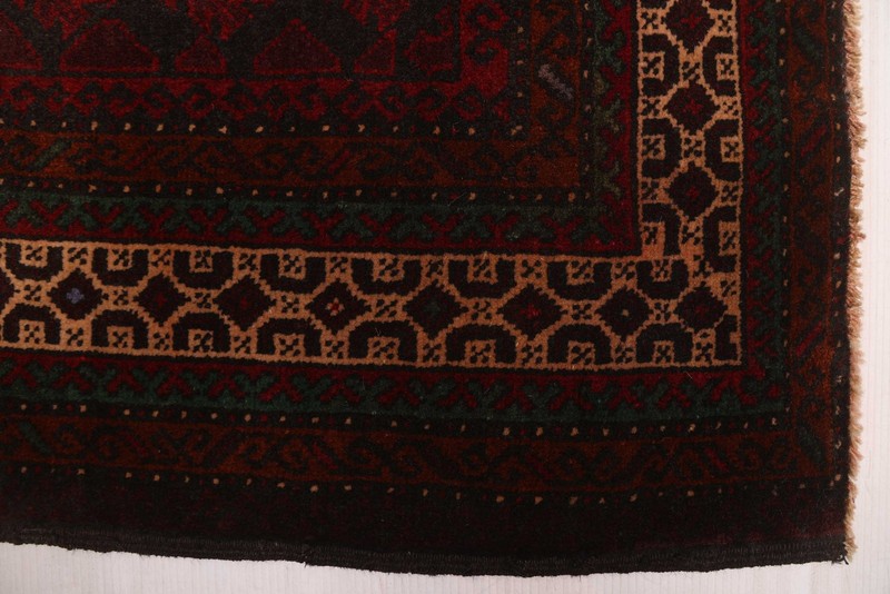 Vintage Traditional Hand-Knotted Area Rug 3'10" x 6'9" Oriental Wool Carpet gallery