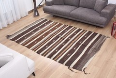 Kilim Natural Antolian Karapinar 5.41′ x 8.40′ VINTAGE FAST Shipment 11889
