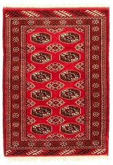 Traditional Vintage Hand-Knotted Area Rug 3’5″ x 4’9″ Oriental Wool Carpet