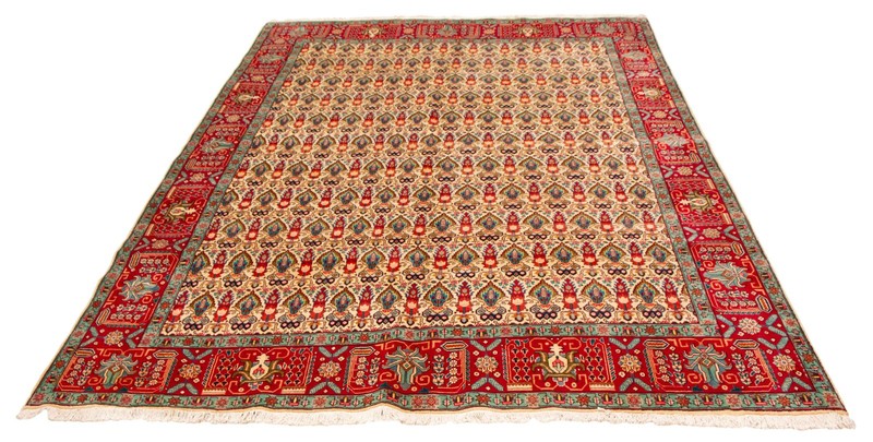 Vintage 9'5" x 12'4" Traditional Hand Knotted Vegetable Dye Wool Area Rug gallery