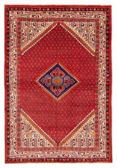 Vintage Traditional Hand-Knotted Area Rug 4’5″ x 6’6″ Oriental Wool Carpet