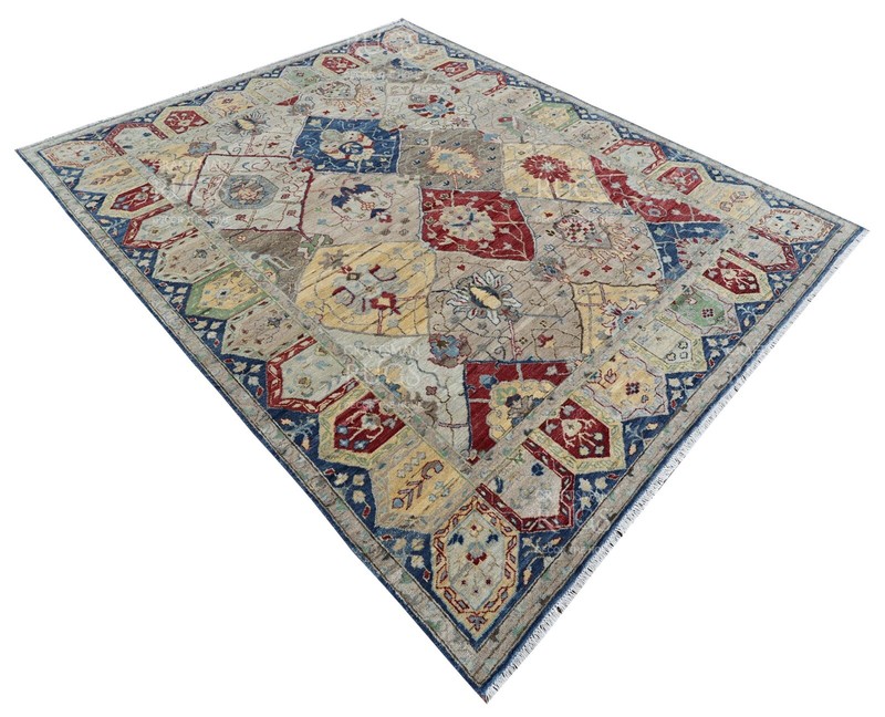 8x10 ft Beige Hand made Traditional Living Area Rugs, Contemporary Floor Carpet gallery
