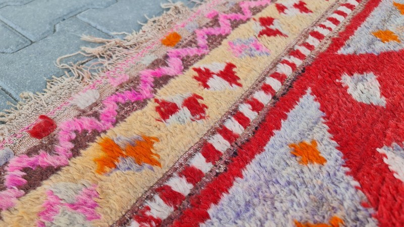 Antique Rug 4x5, 4x5 kilim rug, Geometric carpet, hand-woven rug, Rare items gallery