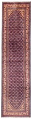 Vintage Hand-knotted Runner Rug 3’5″ x 13’5″ Traditional Oriental Wool Carpet