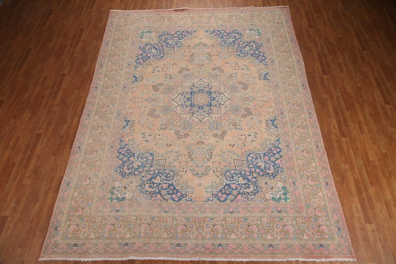 Vintage Handmade Wool Traditional Area Rug 10x13 Ft Oriental Living Room Rug gallery
