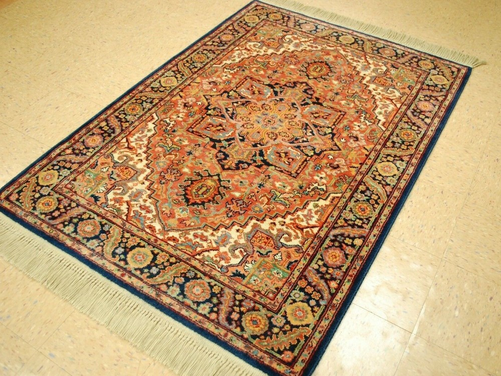 VINTAGE MINT AUTHENTIC AMERICAN KARASTAN HERIZ PATTERN #726 RUG CARPET 4'3" X 6'