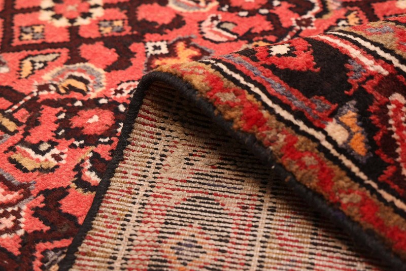 3'4" x 10'6" Vintage Hand-knotted Runner Rug Traditional Oriental Wool Carpet gallery