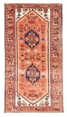 Vintage Hand-Knotted Carpet 3’5″ x 6’6″ Traditional Oriental Wool Area Rug