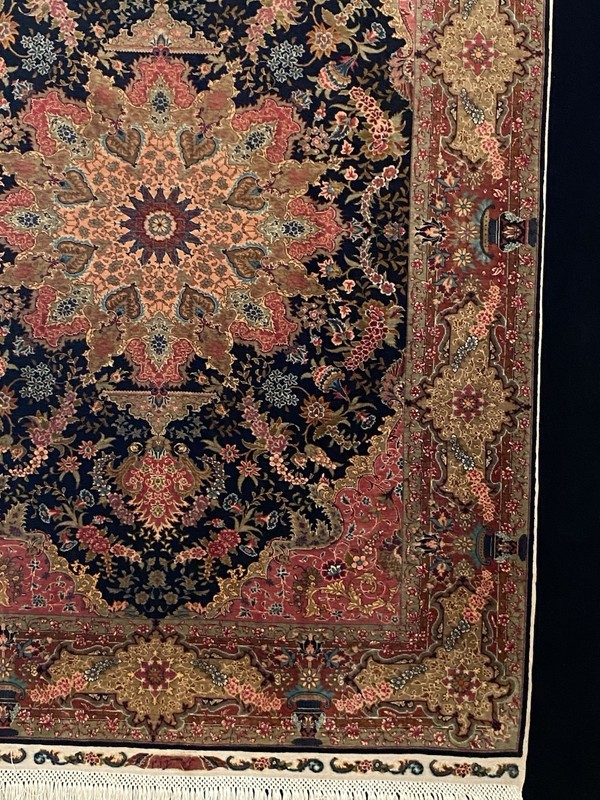 Turkish Hereke PURE SILK Rug 1600 KPSI MASTERPIECE MUSEUM GRADE SIGNED FRAMED gallery