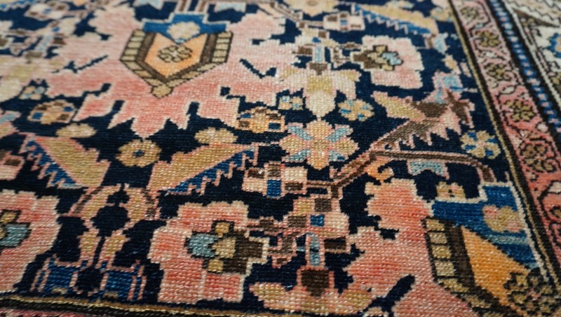 4'7" x 6'4" Antique Hand Knotted Wool Tribal Malayerr Hamadonn Oriental Rug Rare gallery