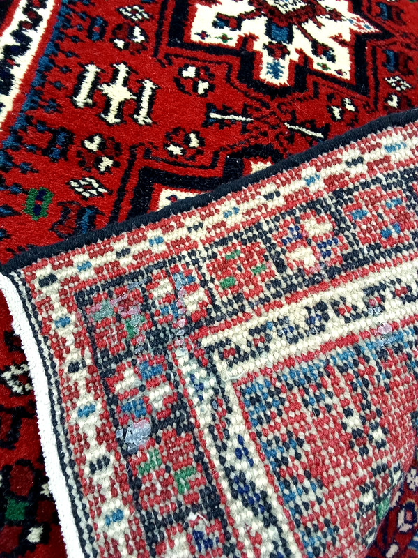 Persia n Tribal Rug Handmade Red 2x3 Ft Rug "AFGHAN CARPET" 24x36 Inches gallery