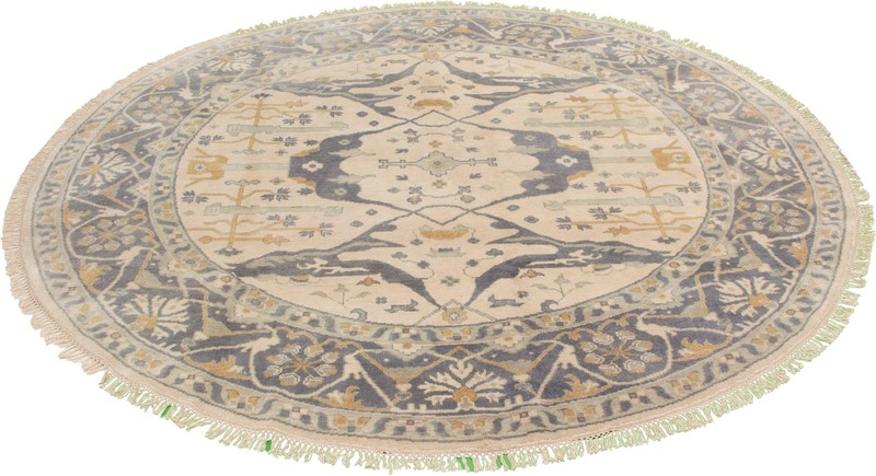 Vintage 9'10" x 9'10" Traditional Hand Knotted Vegetable Dye Wool Area Rug gallery