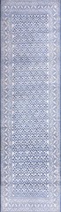 4X15 Antique Indian Agra Beige Wool Area Rug