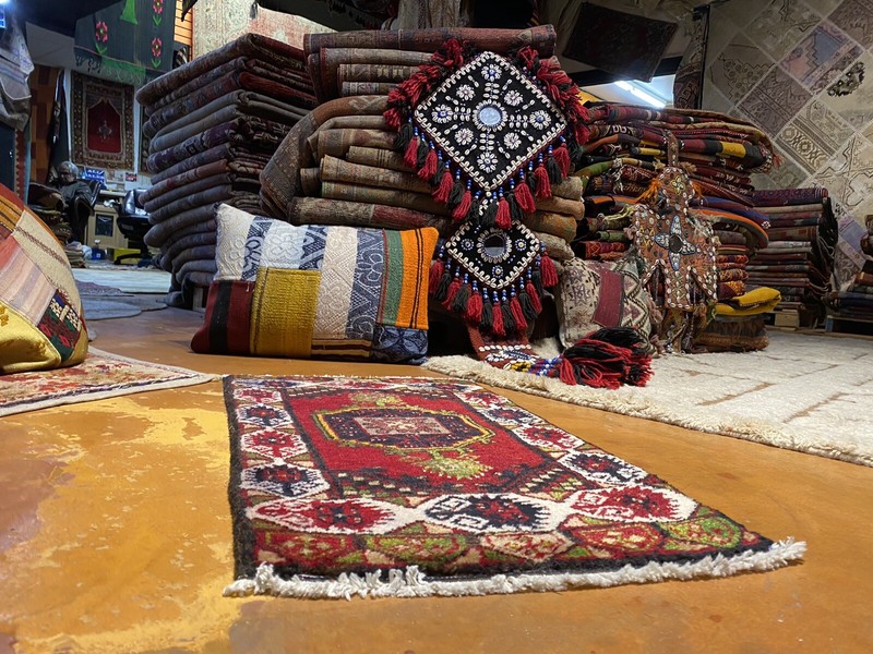 Antique 1940-1950's Turkish Tribal Rug 1’7”x3’ gallery